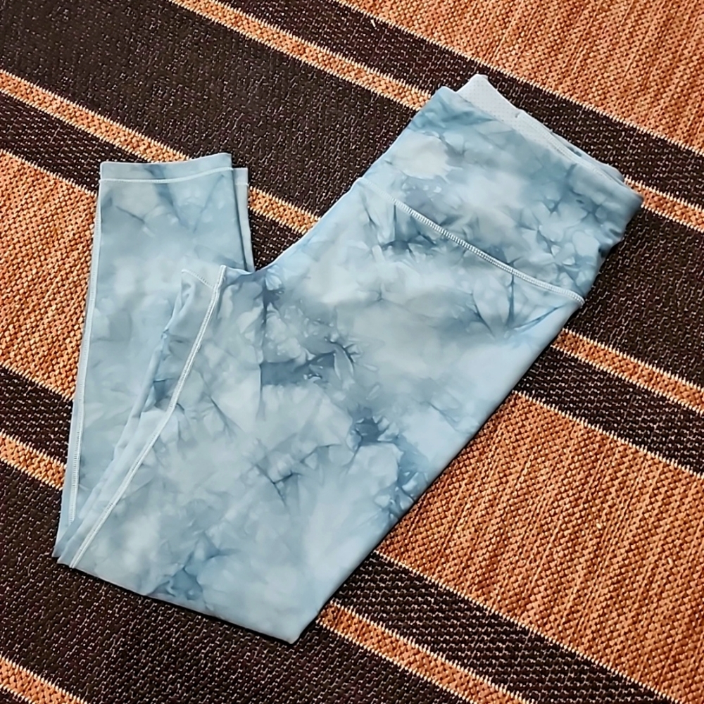 Calia 7/8 soft dye green tights